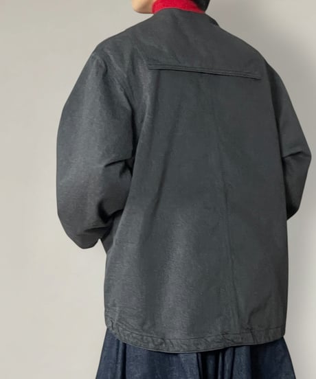 数量限定■セーラーシャツ■10ozデニム■チャコールブラック