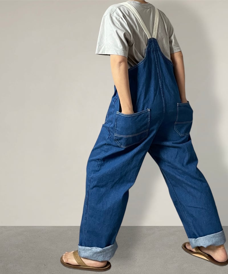 □ウェダーオール□岡山デニム □FADE✖️キナリ | NUU-GARMENT FACTORY