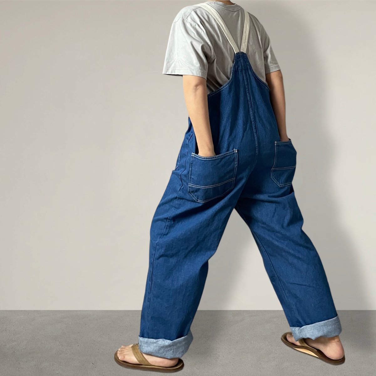 □ウェダーオール□岡山デニム □FADE✖️キナリ | NUU-GARMENT