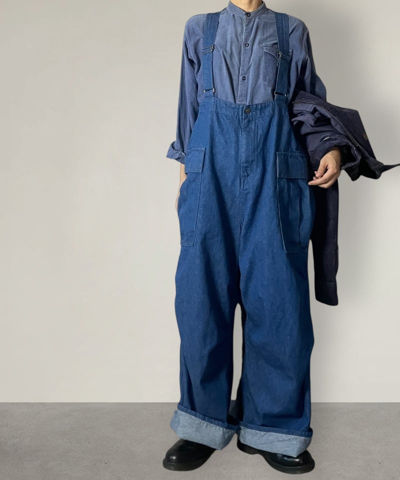 予約販売】カーゴオーバーパンツ□岡山デニム◾️FADE | NUU-GARMENT 