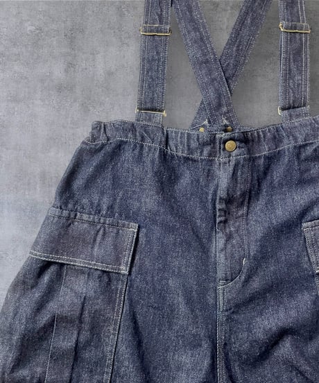 【予約販売】カーゴオーバーパンツ■岡山デニム◾️one wash