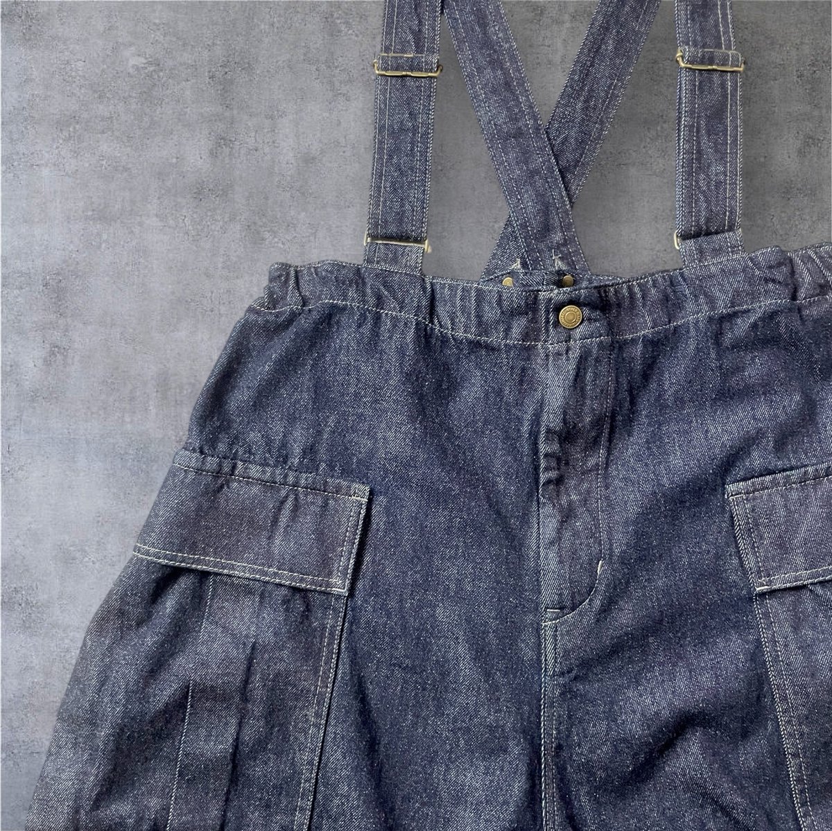 NUU GARMENT FACTORY カーゴオーバーパンツ　　one wash 予約販売】カーゴオーバーパンツ□岡山デニム◾️one wash | NUU