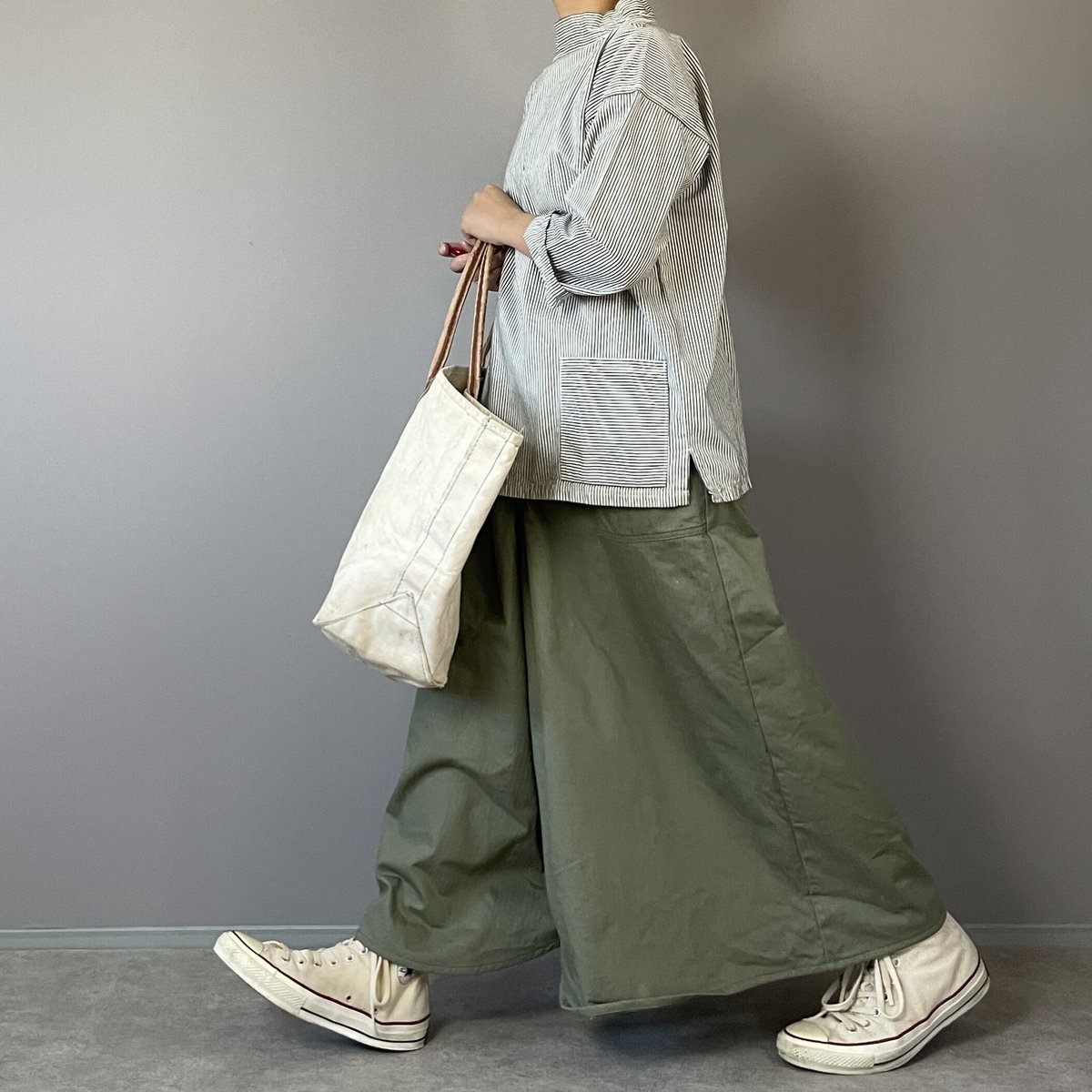 未使用！CLANE ミリタリーシャーリングパンツ