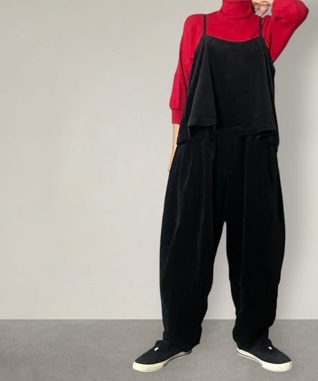 【数量限定】【2点セット】レイヤーセットアップ◾️コーデュロイ◾️ブラック