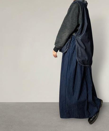 【予約販売】スモックベストエプロン◾️ 国産ムラデニム10oz■onewash