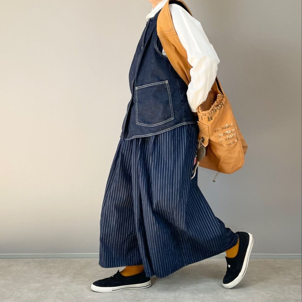 ダブルリングベスト□岡山デニム□onewash | NUU-GARMENT FACTORY