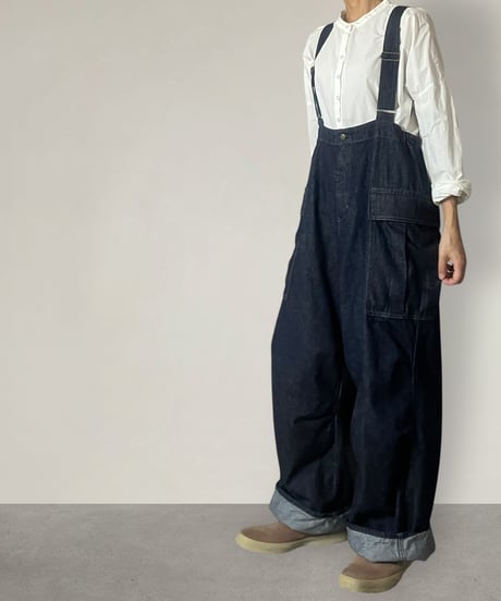 【予約販売】カーゴオーバーパンツ■岡山デニム◾️one wash