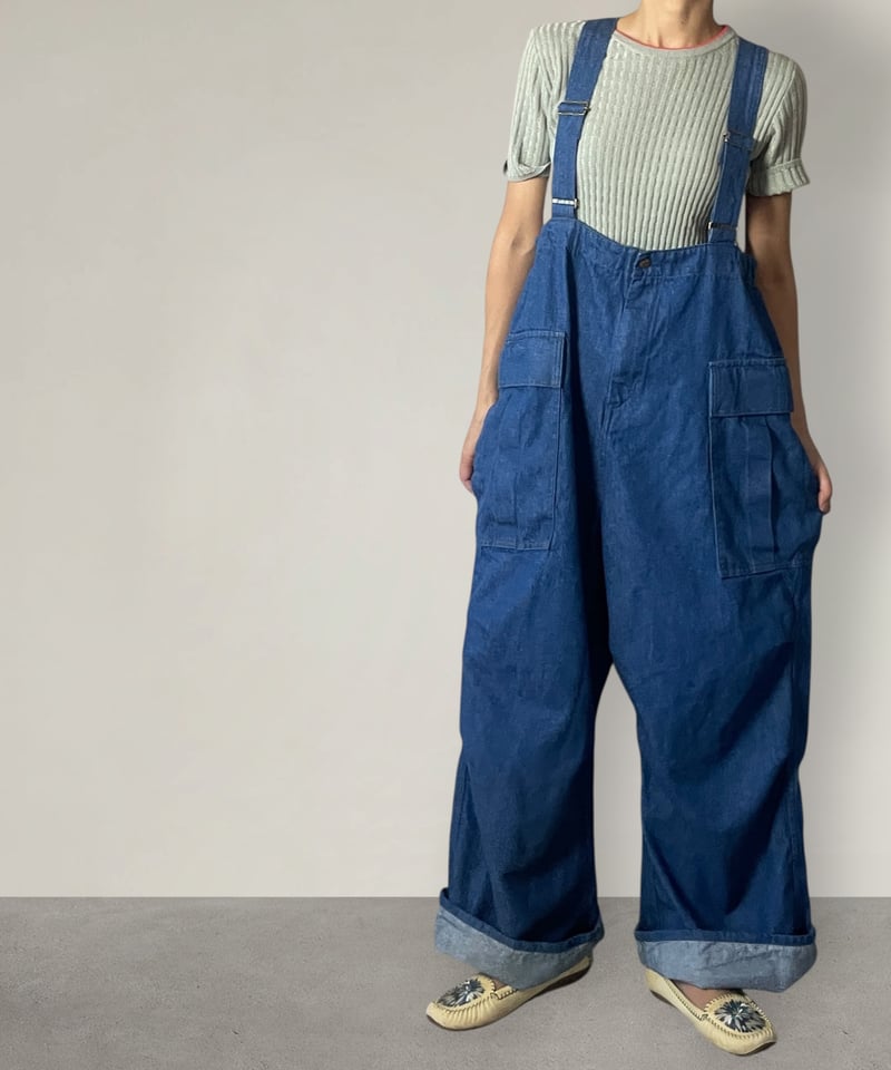 予約販売】カーゴオーバーパンツ□岡山デニム◾️FADE | NUU-GARMENT