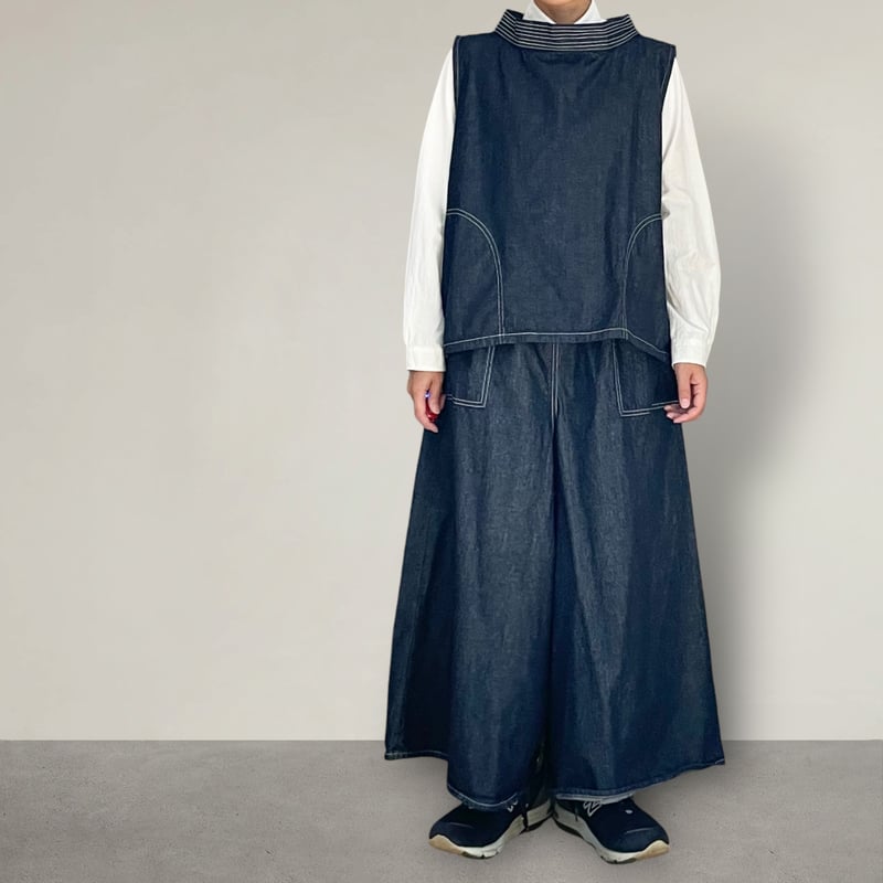 vintage 落書き装飾デニムベスト vintage 落書き装飾デニムベスト