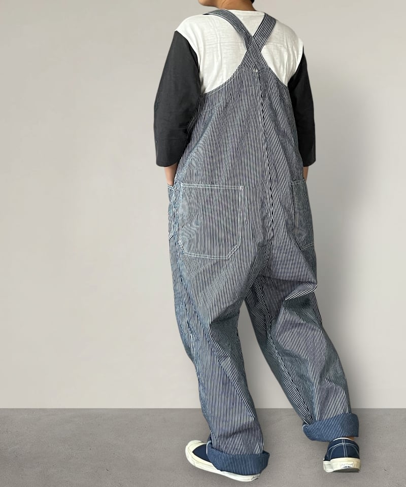 予約販売】デッキオーバーオール□ヒッコリー | NUU-GARMENT FACTORY