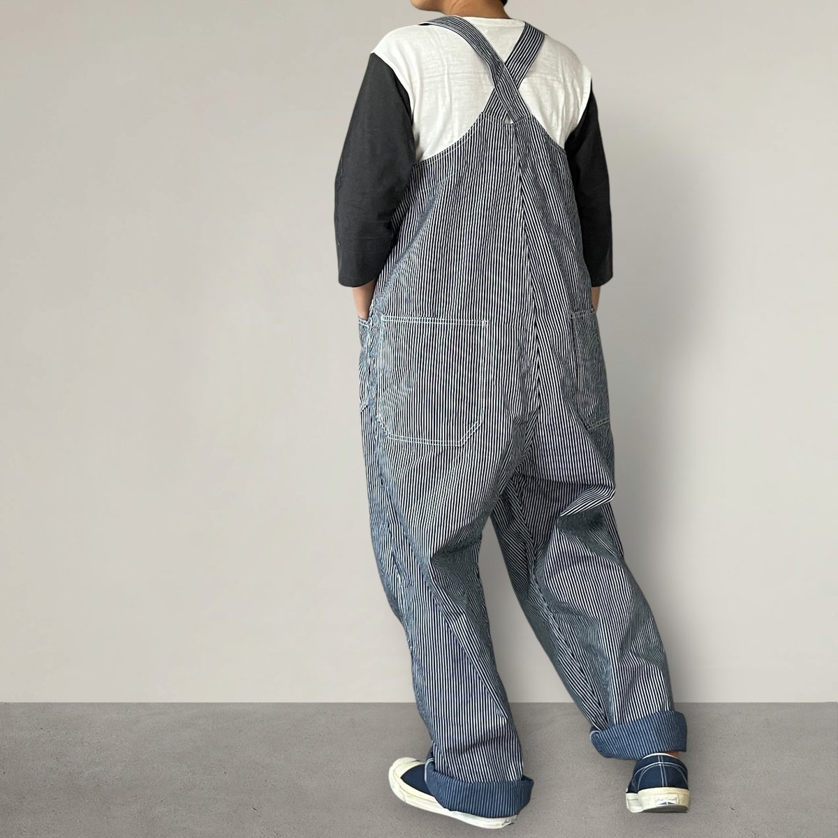 予約販売】デッキオーバーオール□ヒッコリー | NUU-GARMENT FACTORY