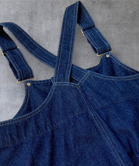 【数量限定・予約販売】カンフーオーバーオール■one wash■国産12ozデニム