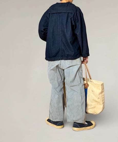 【数量限定】セーラースウィングトップ◾️綿麻デニム◾️ one wash