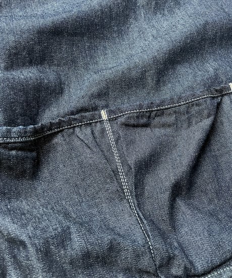 【予約販売】スモックベストエプロン◾️ 国産ムラデニム10oz■onewash