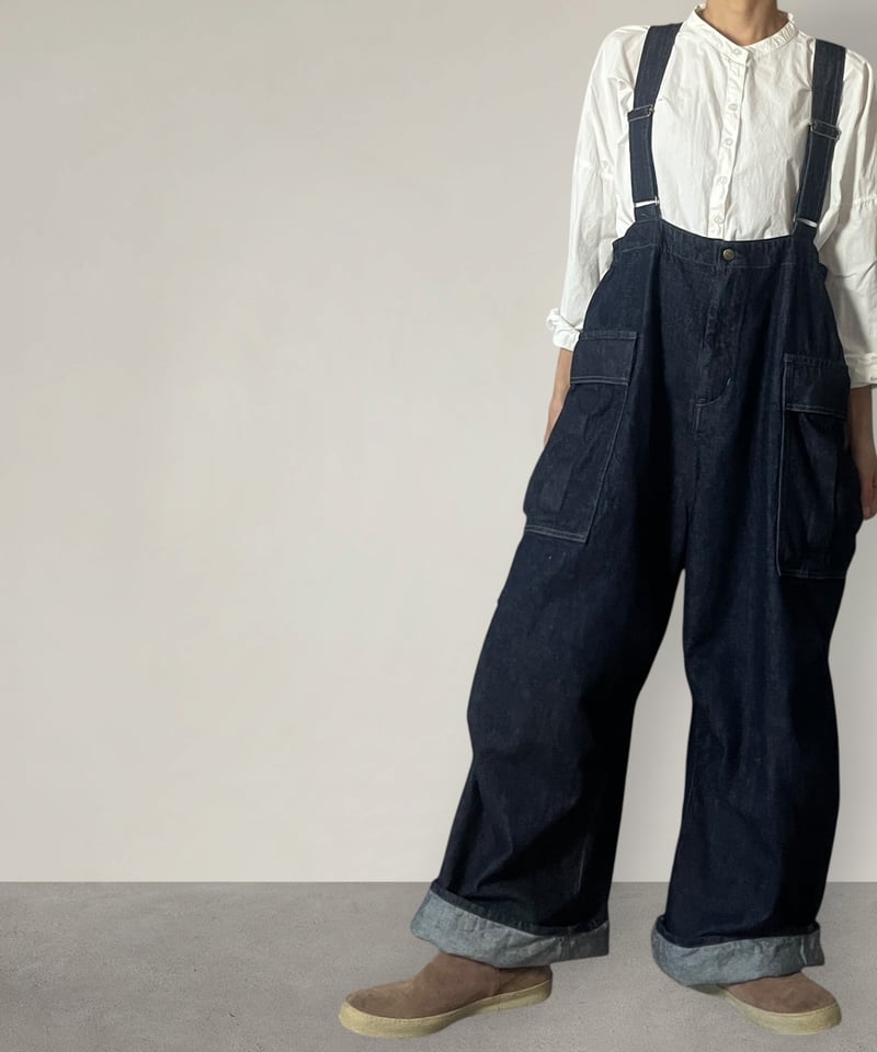 予約販売】カーゴオーバーパンツ□岡山デニム◾️one wash | NUU