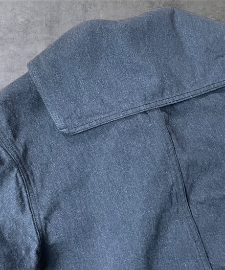 数量限定■セーラーシャツ■10ozデニム■チャコールブラック