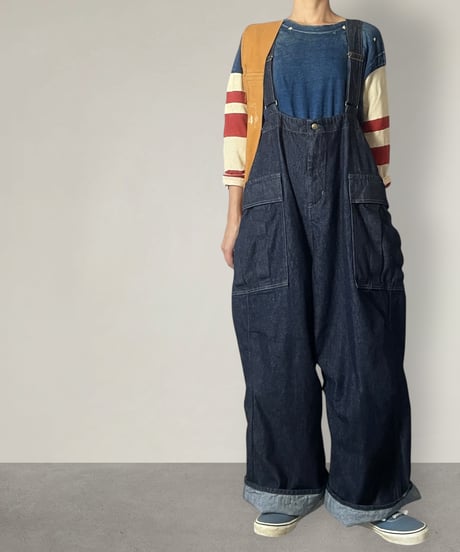 【予約販売】カーゴオーバーパンツ■岡山デニム◾️one wash
