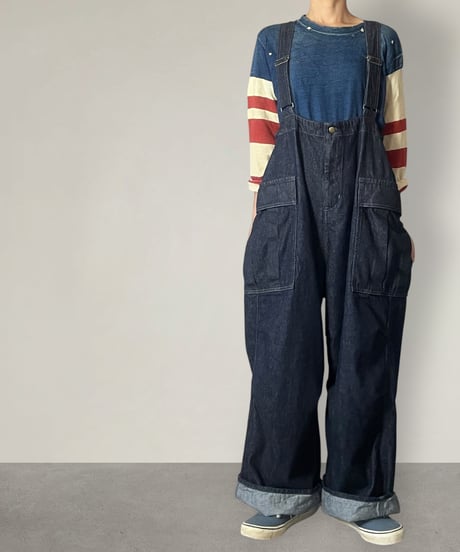 【予約販売】カーゴオーバーパンツ■岡山デニム◾️one wash