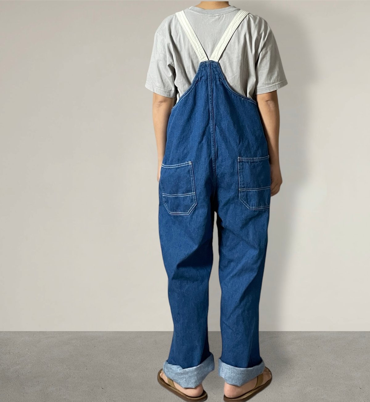 【完売品】nuu garmentfactoryウェダーオール FADE×キナリ □ウェダーオール□岡山デニム □FADE✖️キナリ | NUU-GARMENT