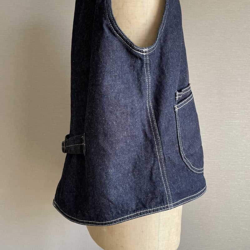10/31販売開始◾️ワーカーズベスト□岡山デニム□onewash | NUU