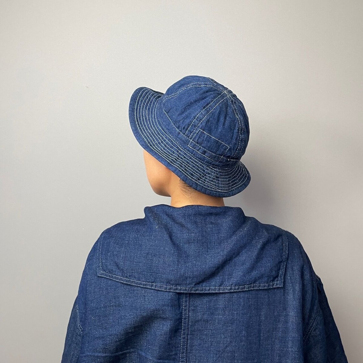 【在庫品】40s US ARMY デニムハット　13oz　ワンウォッシュ　LL 在庫品】40s US ARMY デニムハット 13oz ワンウォッシュ L