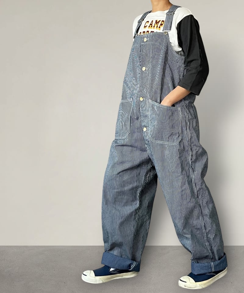 予約販売】デッキオーバーオール□ヒッコリー | NUU-GARMENT FACTORY