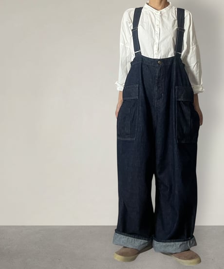 【予約販売】カーゴオーバーパンツ■岡山デニム◾️one wash