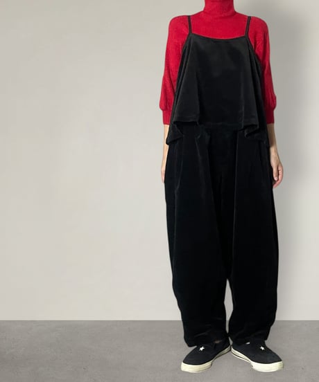 【数量限定】【2点セット】レイヤーセットアップ◾️コーデュロイ◾️ブラック