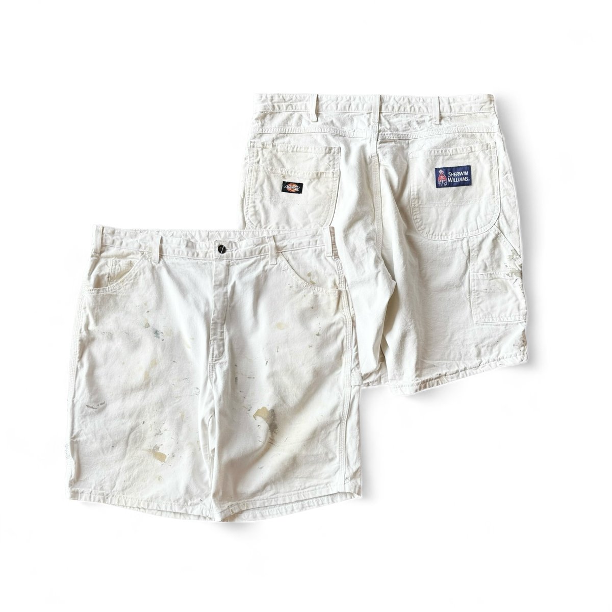 Dickies × SHERWIN WILLIAMS ペインターショーツ ペンキ 00's DickiesxSHERWIN WILLIAMS ペインターパンツ ペンキ飛び