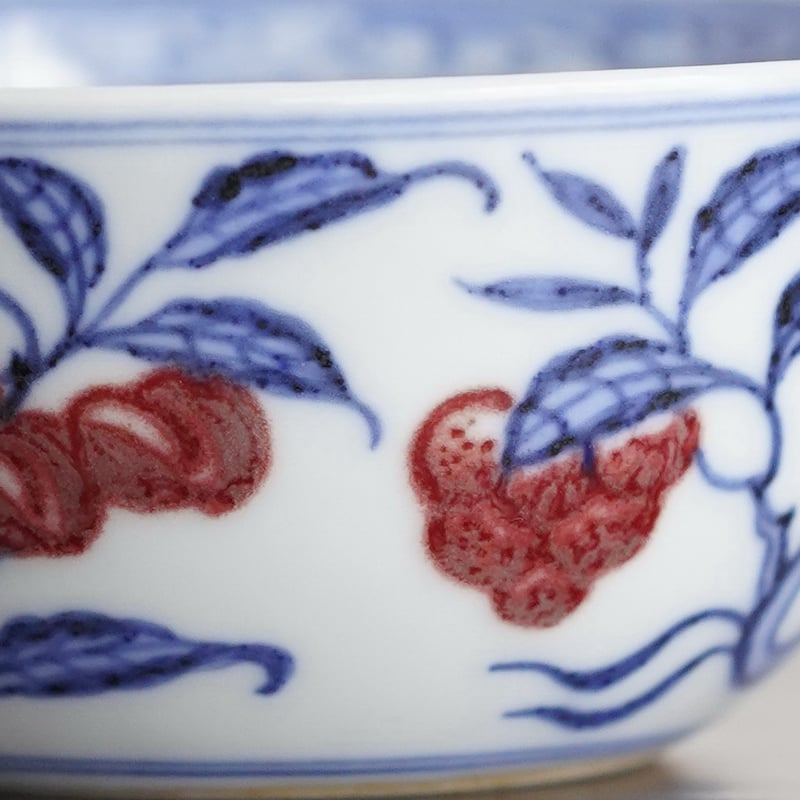 釉里紅瓜果紋茶杯 PF146 | Looking For 物色