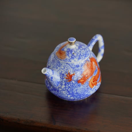 仿琺瑯彩茶壺茶杯セット PH020