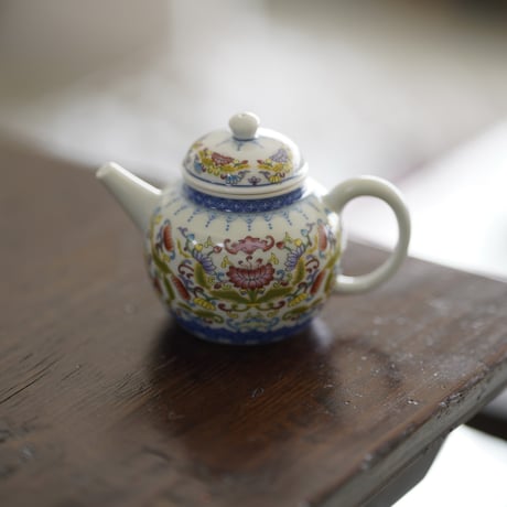 仿琺瑯彩茶壺 PH014