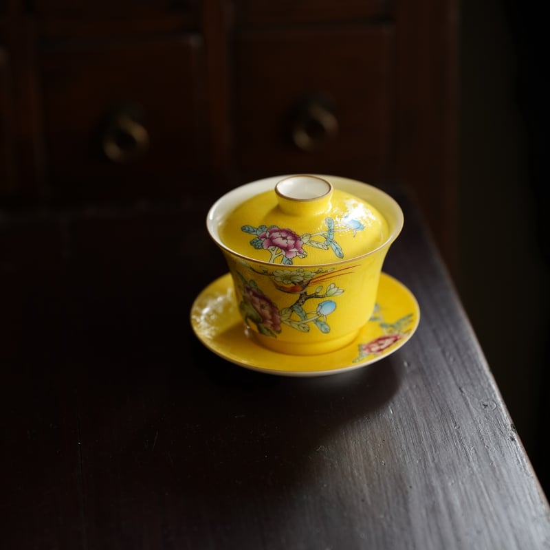 粉彩扒花蓋碗 PF119 | Looking For 物色