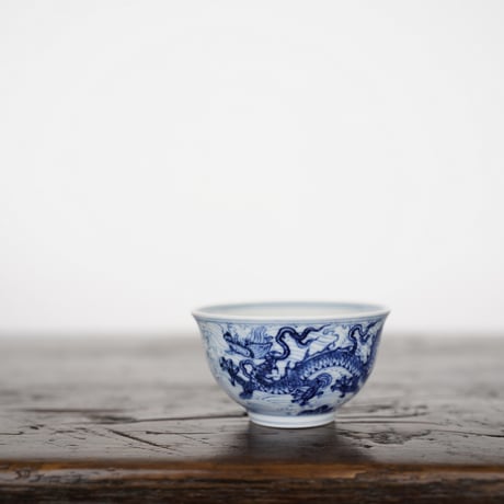 江崖海水龍紋茶杯 PC137