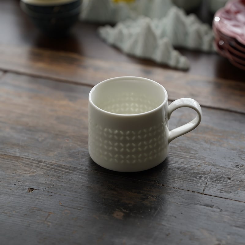 白釉玲瓏マグカップ PB174 | Looking For 物色