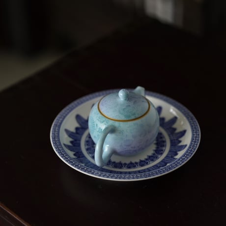 青花芭蕉如意紋皿 PF191