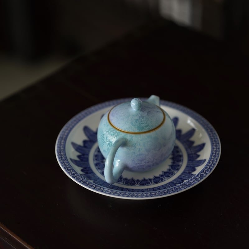 青花芭蕉如意紋皿 PF191 | Looking For 物色