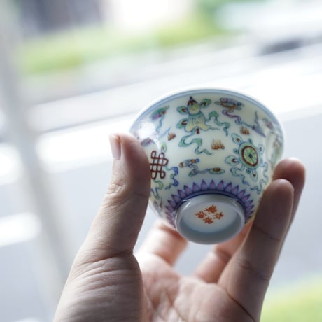 斗彩八宝茶杯 PF170
