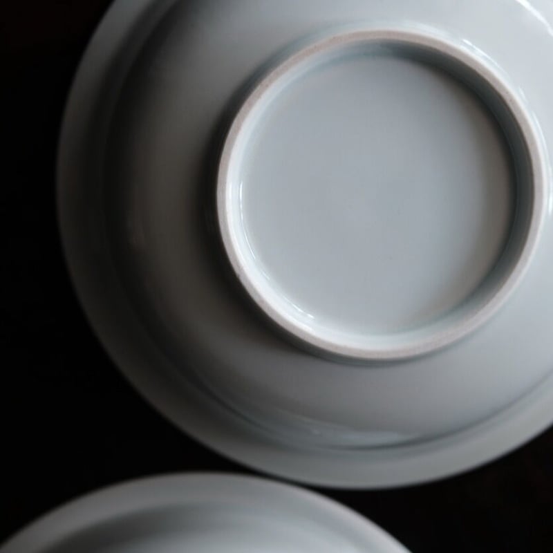 青白磁茶盤 蓮紋 PW054 | Looking For 物色