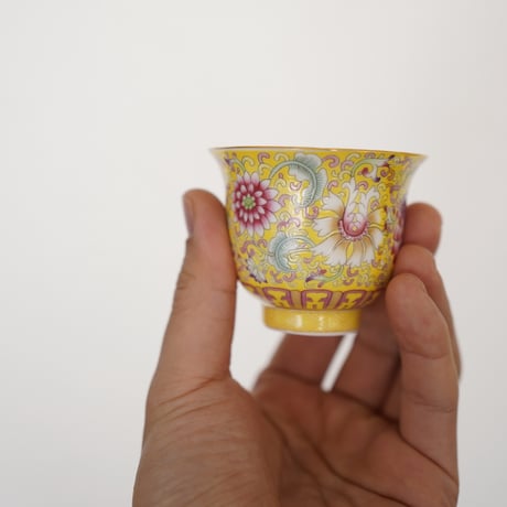 仿琺瑯彩茶杯 PH002