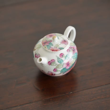 粉彩桜茶壺 PF137