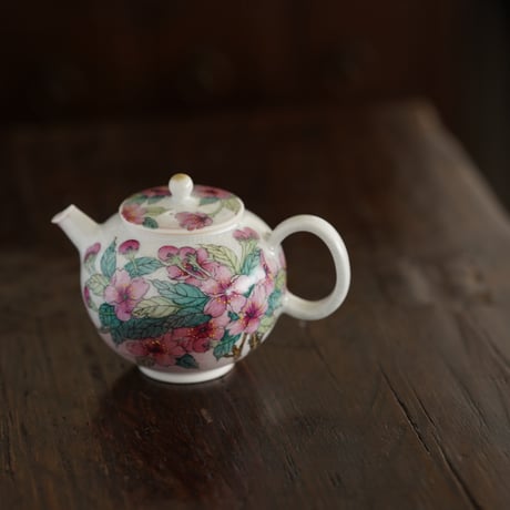 粉彩桜茶壺 PF137