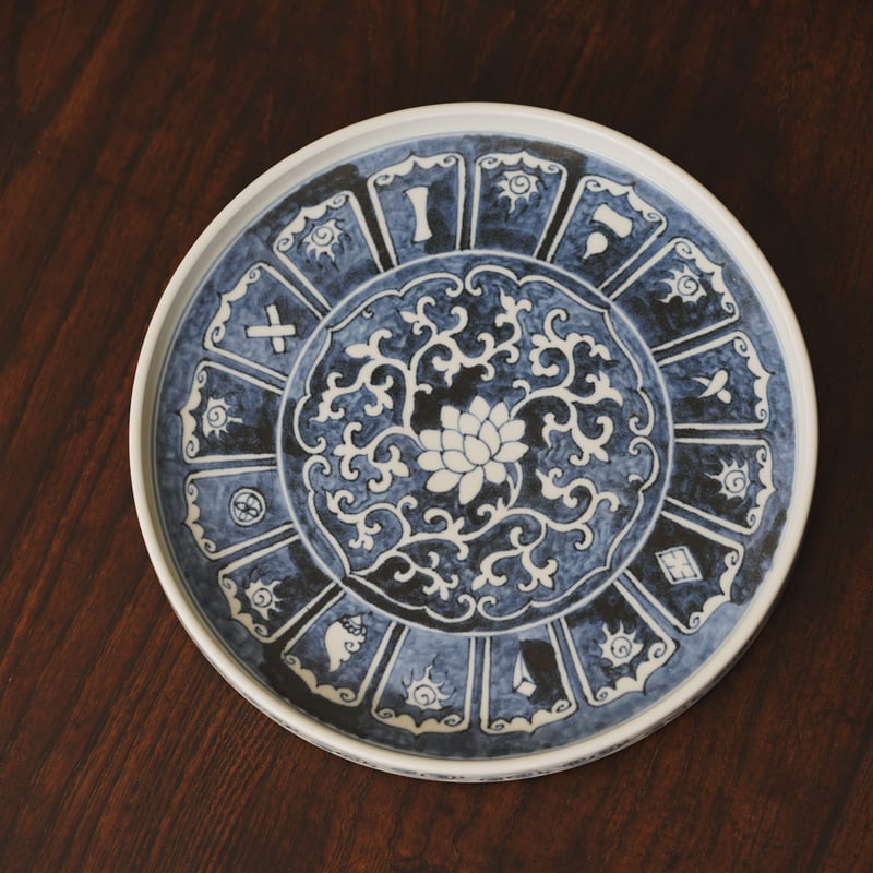 元青花八宝蓮紋皿 PF090 | Looking For 物色