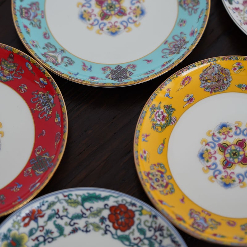 仿琺瑯彩お皿 PZ008 | Looking For 物色