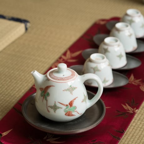 五彩茶壺 PA028