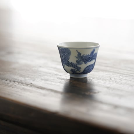 青花龍文茶杯 PF231