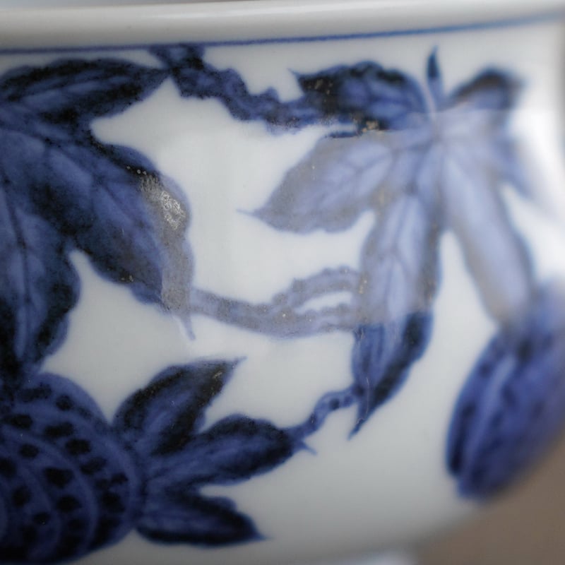 安南 青花 花紋 盃 安南 青花 花紋 盃 - メルカリ