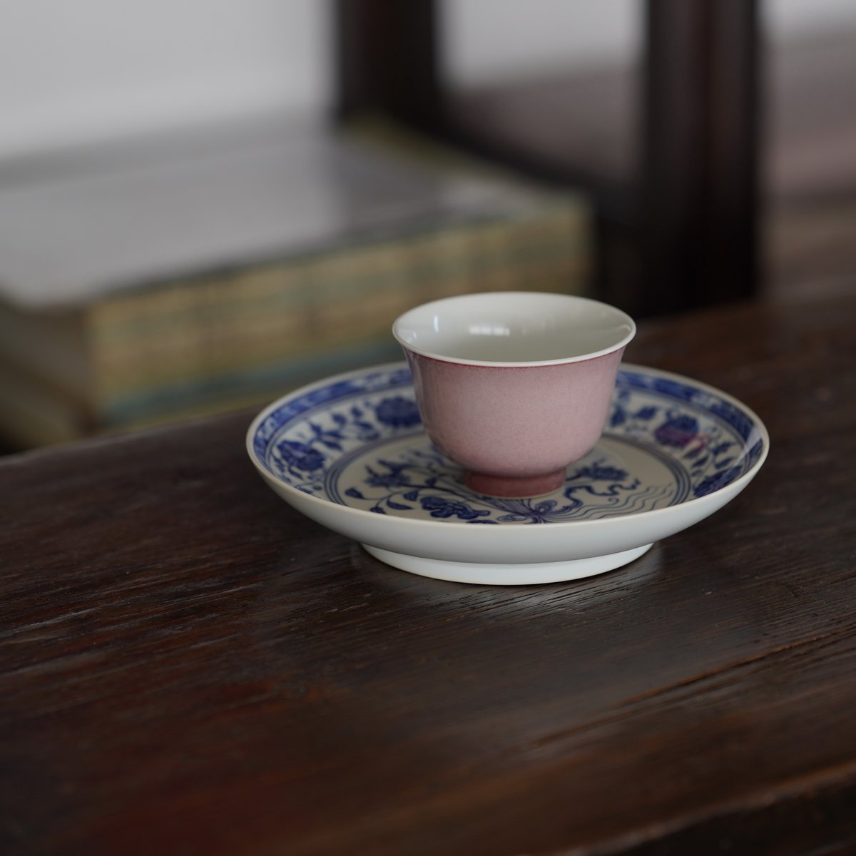 青花束蓮紋皿 PF103 | Looking For 物色