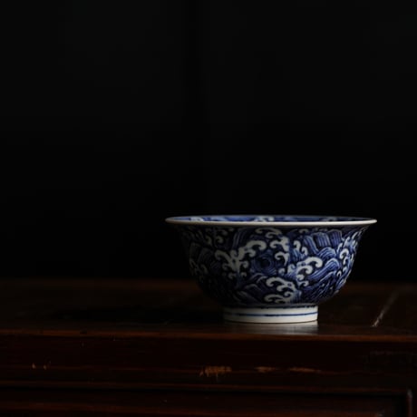 宣德海水江崖紋碗 PC107