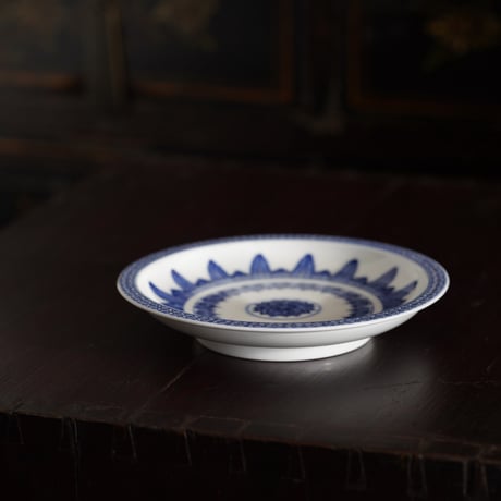 青花芭蕉如意紋皿 PF191